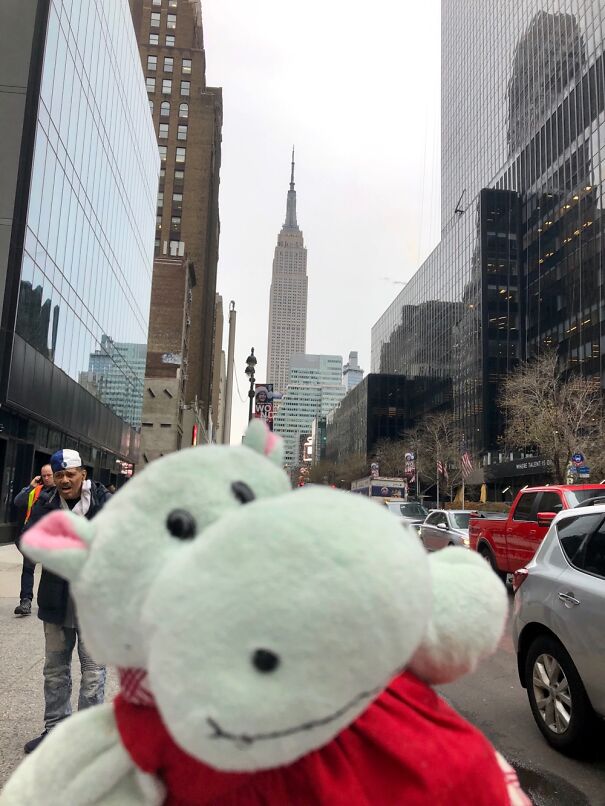 My Plush Hippo Jennie: From My Hubby In 06 & She’s Been In Most Continents Since.