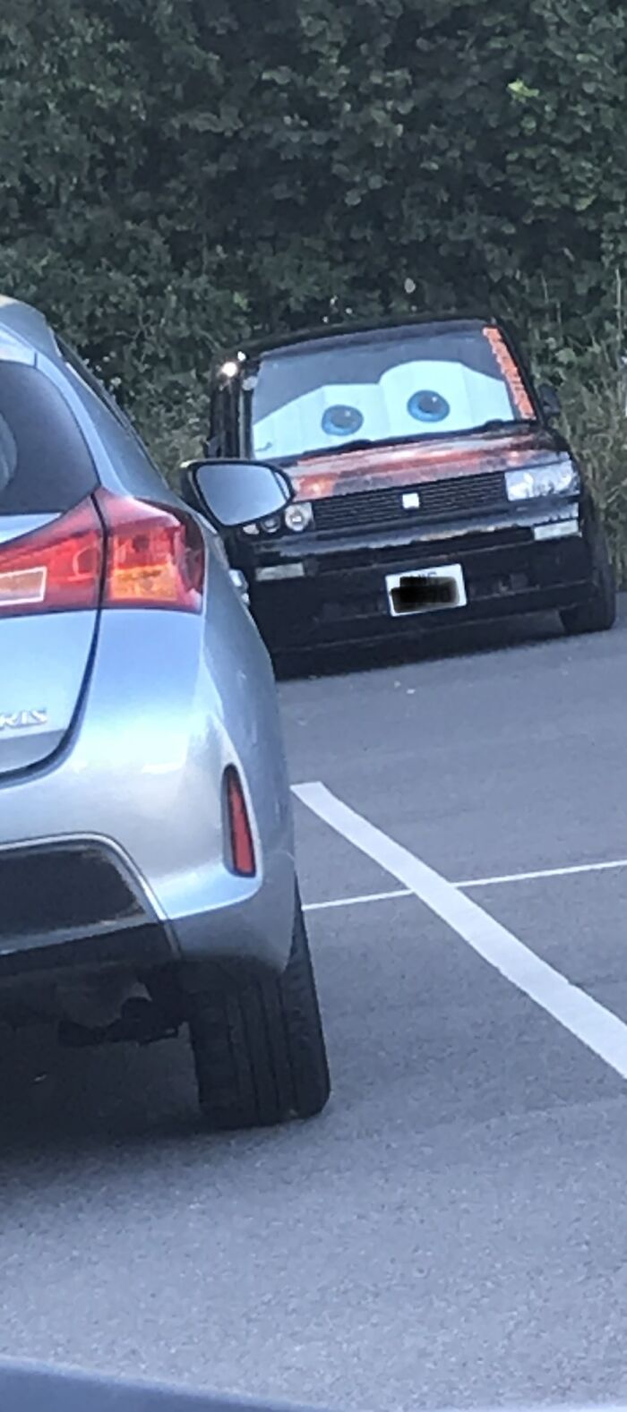 Car In The Staff Carpark