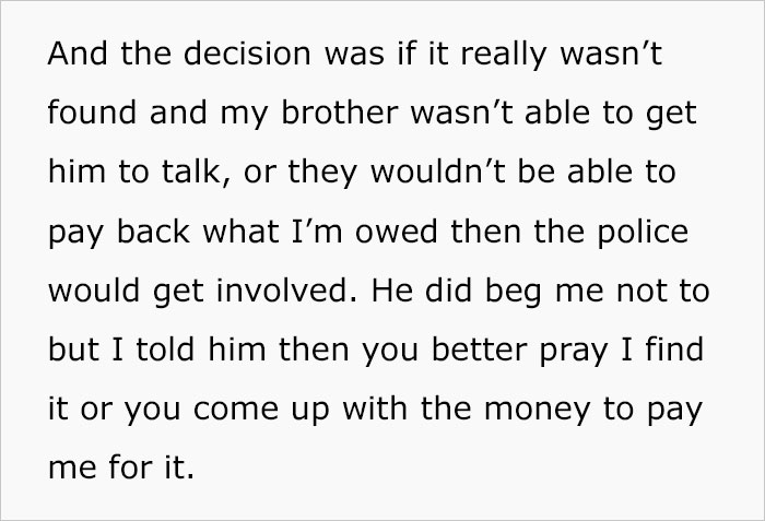 Man Doesn’t Want His Brother’s Family In His Home After His 9-Year-Old Nephew Steals An Engagement Ring He Bought After A Year Of Saving Man Doesn’t Want His Brother’s Family In His Home After His 9-Year-Old Nephew Steals An Engagement Ring He Bought After A Year Of Saving