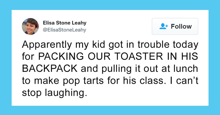 “He’s 13, A Man Of Few Words, A Bit Of A Prankster”: Kid Brings Toaster To School, Makes Pop-Tarts At Lunch