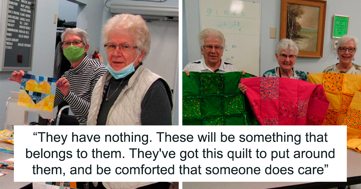 To Canada. We Care” Volunteers Craft Over 300 Quilts For