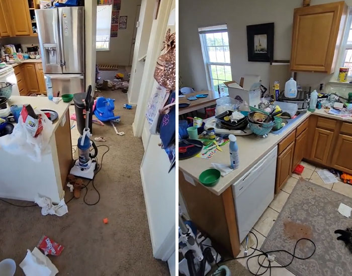 Esta madre «perezosa» de 4 hijos muestra honestamente su casa después de 4 días sin limpiar