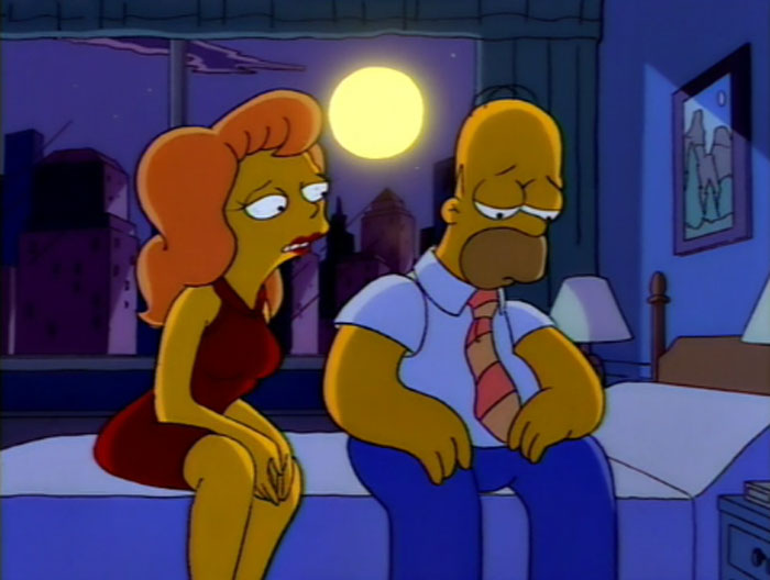 Homer Really Slept With Mindy