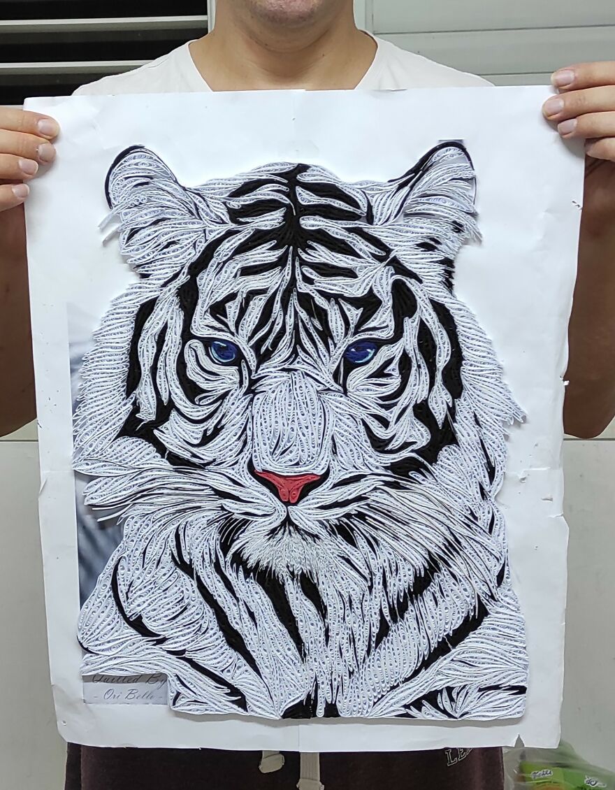 My Bengal Tiger - 3D Paper Art (Quilling) My Bengal Tiger - 3D Paper Art (Quilling)