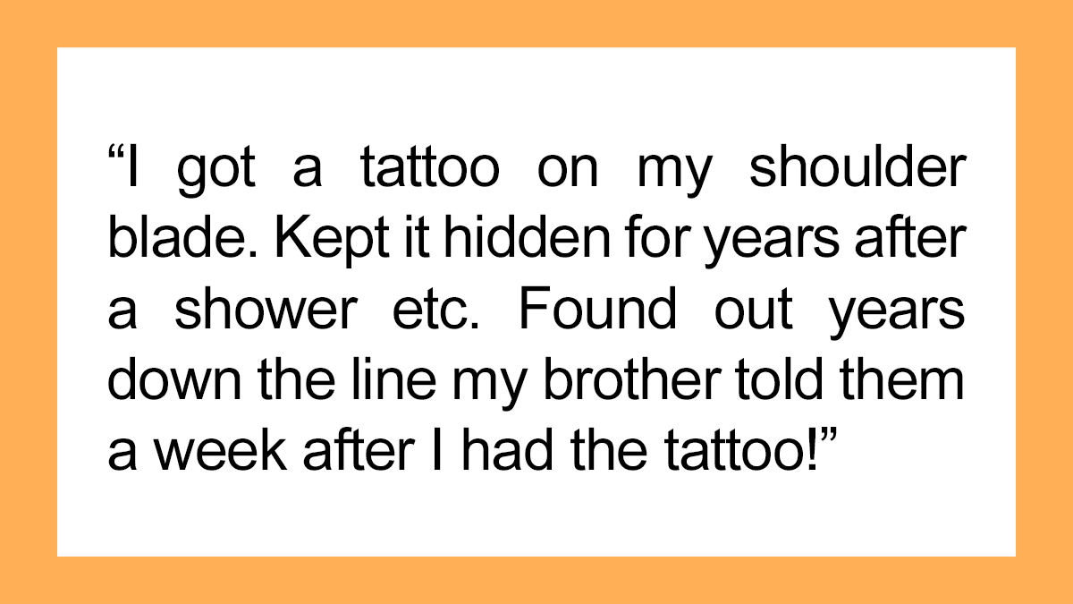 Men Online Share 30 Things They Kept To Themselves So Their Parents Would Never Find Out