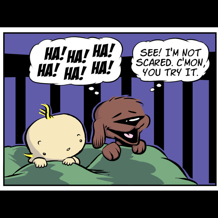 I Made A Comic About How Dogs Overcome Their Fears