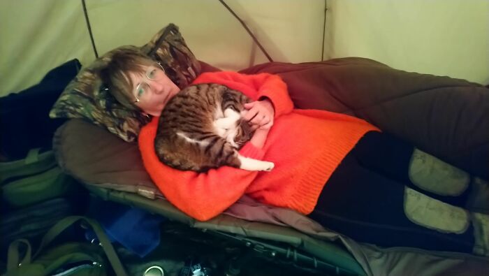 Our Fishing Bivvy, Not Our Cat