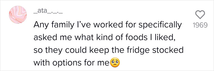 Family Hires Nanny Full-Time And Explains To Her That She Can't Eat Anything From Their Home