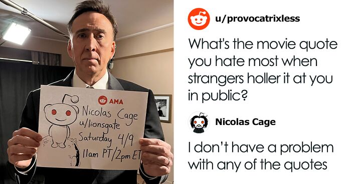 The Internet Absolutely Loved Nicolas Cage’s ‘Ask Me Anything’ Session, Here Are 30 Of The Best Questions And Answers