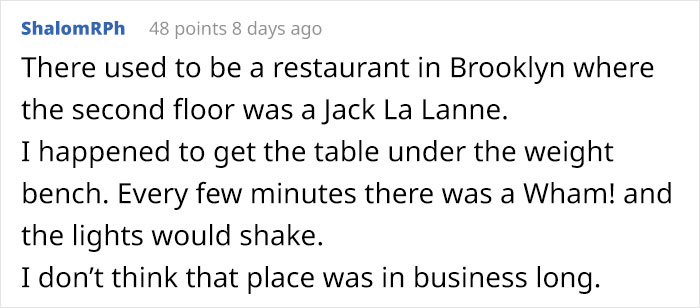 "Stop Complaining About Your Neighbors": Guy Maliciously Complies To Landlord's Request, Waits Until Neighbor Falls Through The Ceiling "Stop Complaining About Your Neighbors": Guy Maliciously Complies To Landlord's Request, Waits Until Neighbor Falls Through The Ceiling