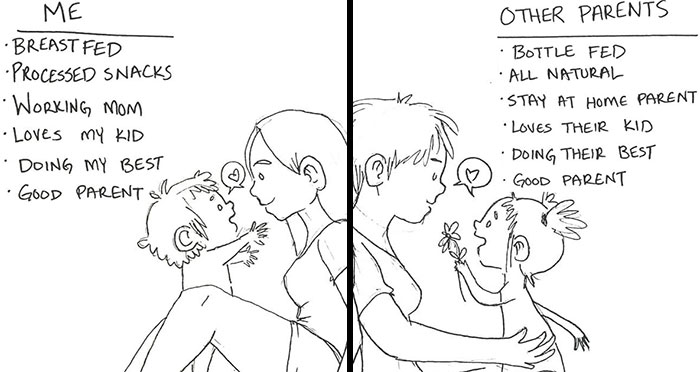My 50 Comics About Parenting Struggles And Everyday Life
