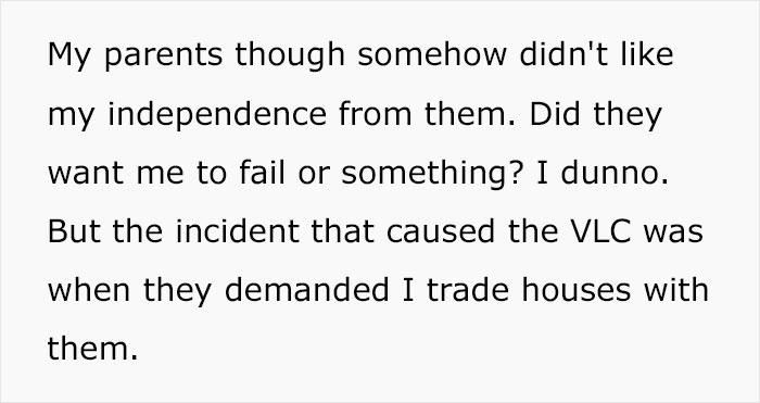 Guy Teaches His Narcissistic Parents A Lesson After They Demand He Trade Houses And Steal His Air Conditioners When He Refuses Guy Teaches His Narcissistic Parents A Lesson After They Demand He Trade Houses And Steal His Air Conditioners When He Refuses