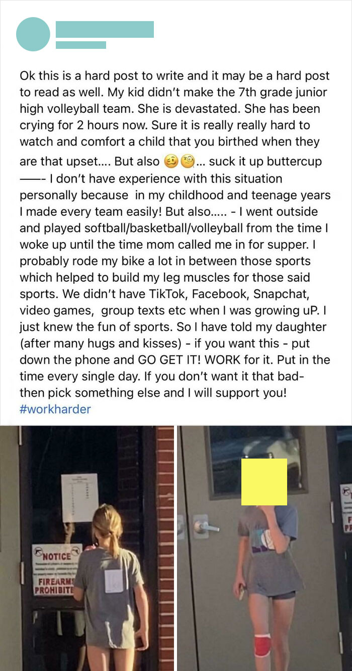 “My Daughter’s Devastated… Let Me Publicly Post Her Crying On Facebook And Brag About How ‘I Made Every Team Easily!’ Suck It Up, Buttercup!”