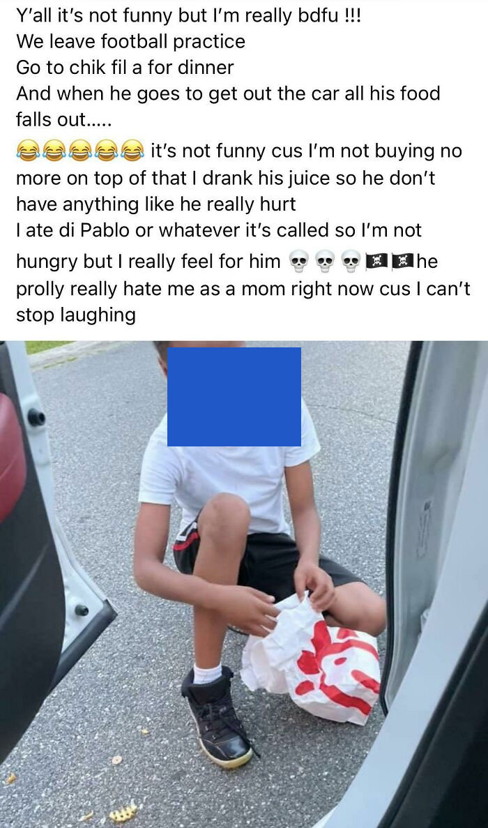 Laughing At Your Child Because He’ll Go Hungry