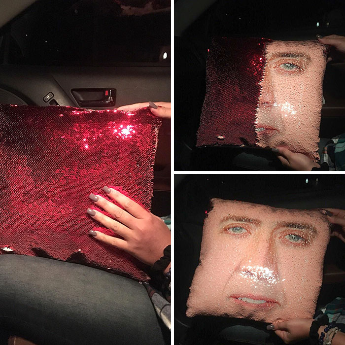 My Girlfriend Bought Me A Beautiful Pillow For Our Anniversary