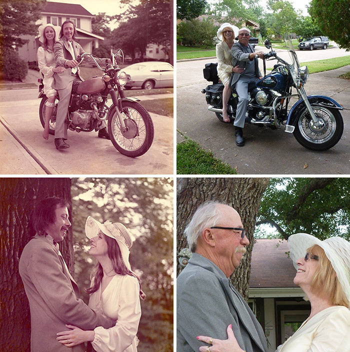 My Parents Celebrate Their 40th Anniversary Today. Some Things Never Change. Then And Now