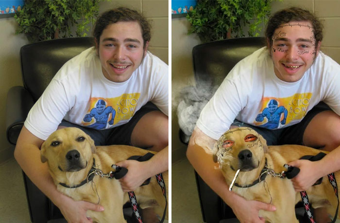Pre Malone Adopts A Dog
