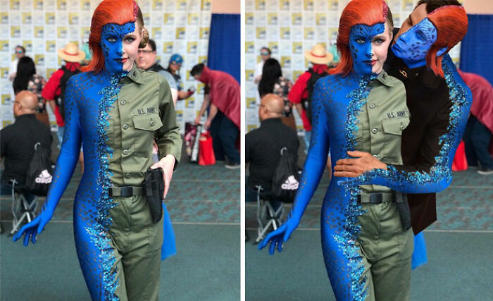 This Person Dressed As Mystique