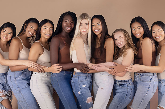 “Shades Of Beauty”: I Did A Photoshoot That Celebrates The Beauty Of Various Skin Tones Of 10 Girls Together