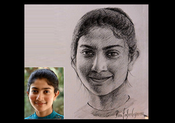 Freehand Pencil Portrait - 2 Hours Study - How Is It ?