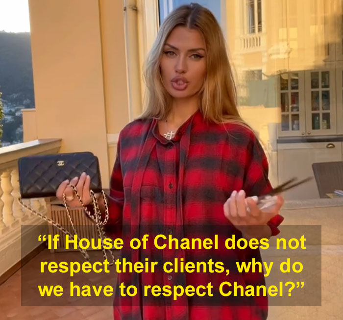 Russian Influencers Are Destroying Chanel Bags In Protest Of Sales Ban, The Internet Puts Them In Place By Reminding About The War That's Still Going On Russian Influencers Are Destroying Chanel Bags In Protest Of Sales Ban, The Internet Puts Them In Place By Reminding About The War That's Still Going On