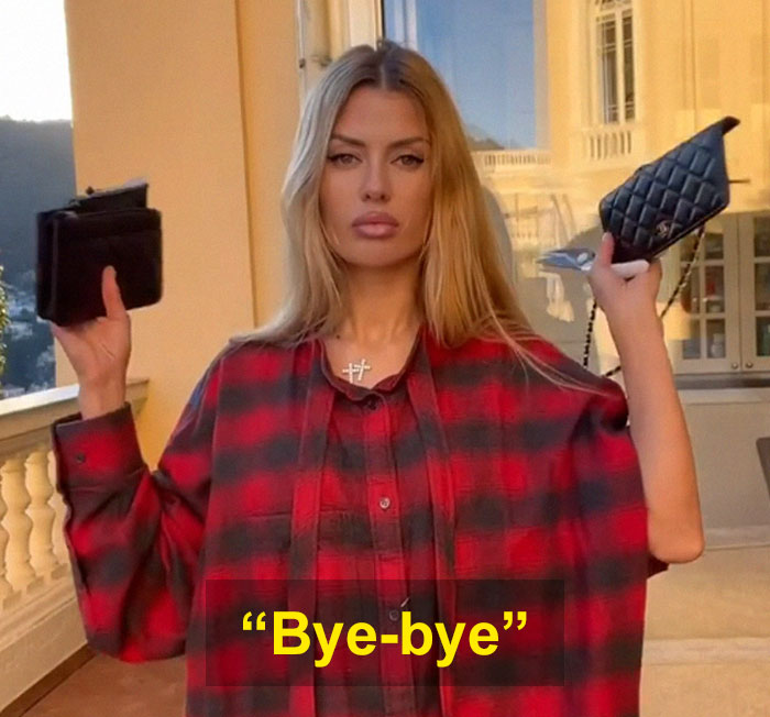 Russian Influencers Are Destroying Chanel Bags In Protest Of Sales Ban, The Internet Puts Them In Place By Reminding About The War That's Still Going On
