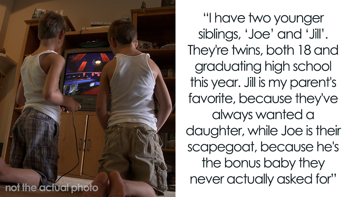 Guy Asks If He’s The Jerk For Helping His Younger Brother And Not The Twin Sister Who’s The Parents’ Favorite