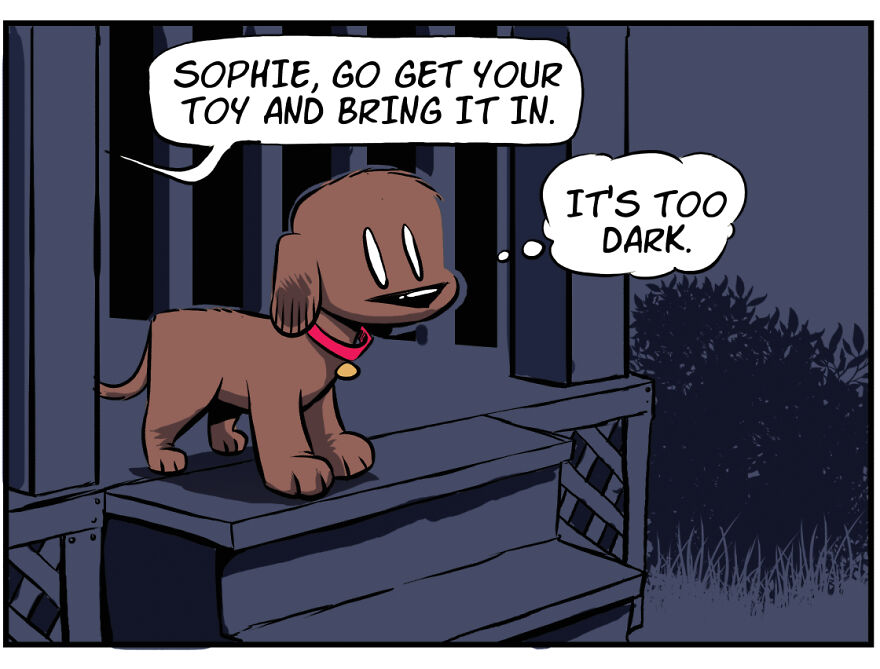 My Comics About My Scaredy Cat Rescue Dogs