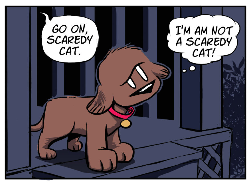 My Comics About My Scaredy Cat Rescue Dogs
