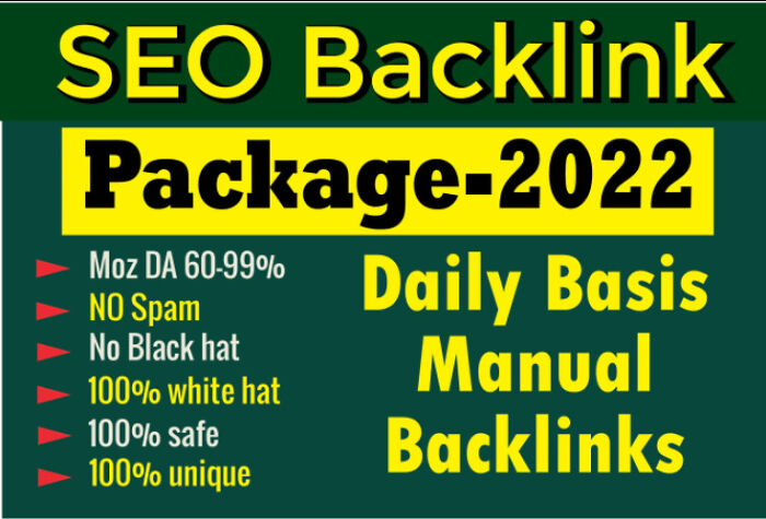 Provide Manual Backlinks Seo Link Building For Top Ranking In Google