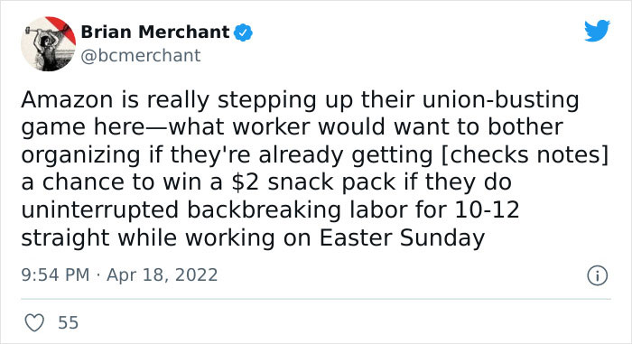 19 People Roast Amazon For Allegedly Giving Out $2 Snack Pack As Raffle Prize For Warehouse Workers On Easter Sunday