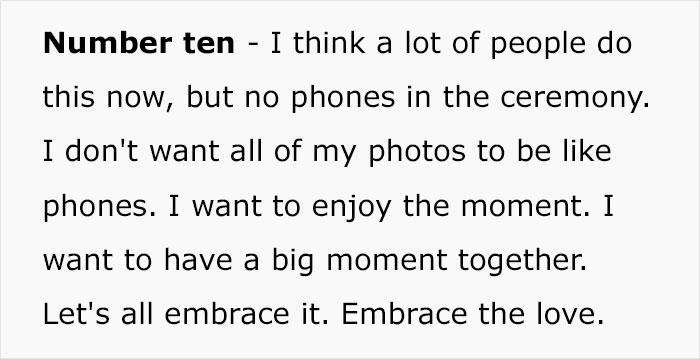 "No Boring People": Woman Goes Viral For Listing 13 Rules For Guests At Her Future Wedding "No Boring People": Woman Goes Viral For Listing 13 Rules For Guests At Her Future Wedding