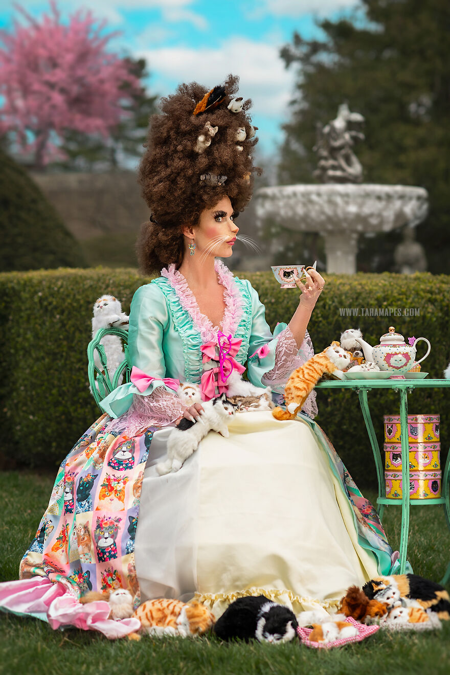 The Cat Lady: I Created A Themed Photoshoot Representing What A 'Real' Cat Lady Would Look Like If She Started To Become What She Loves