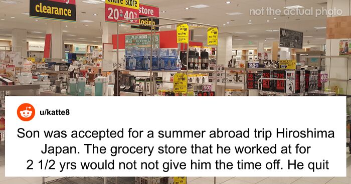 Teen Daughter Told To Make A Choice Between International Summer Program And Her $11/Hr 10 Hours Per Week Retail Job