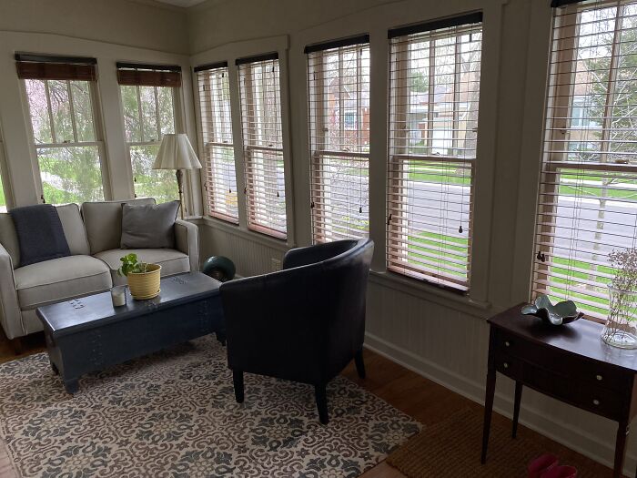 My Favorite Spot Is Looking Out My Original 100 Plus Year Old Windows. Breaks My Heart When Vintage Windows Are Replaced With Lesser Quality Windows That You Will Save On Energy Costs. It's A Sales Tactic And B.s. Save Our Historic Windows! Recycle And Restore!