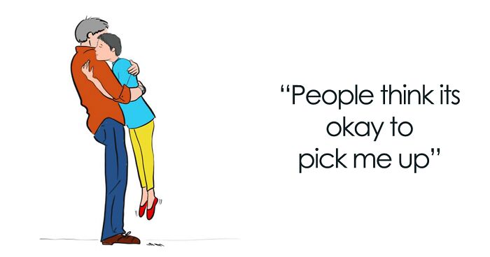 My 19 Illustrations Show What It’s Like To Be A Short Person