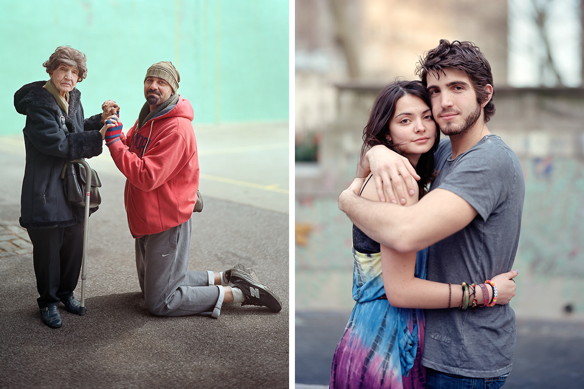 This Photographer Asked Complete Strangers To Pose Together While