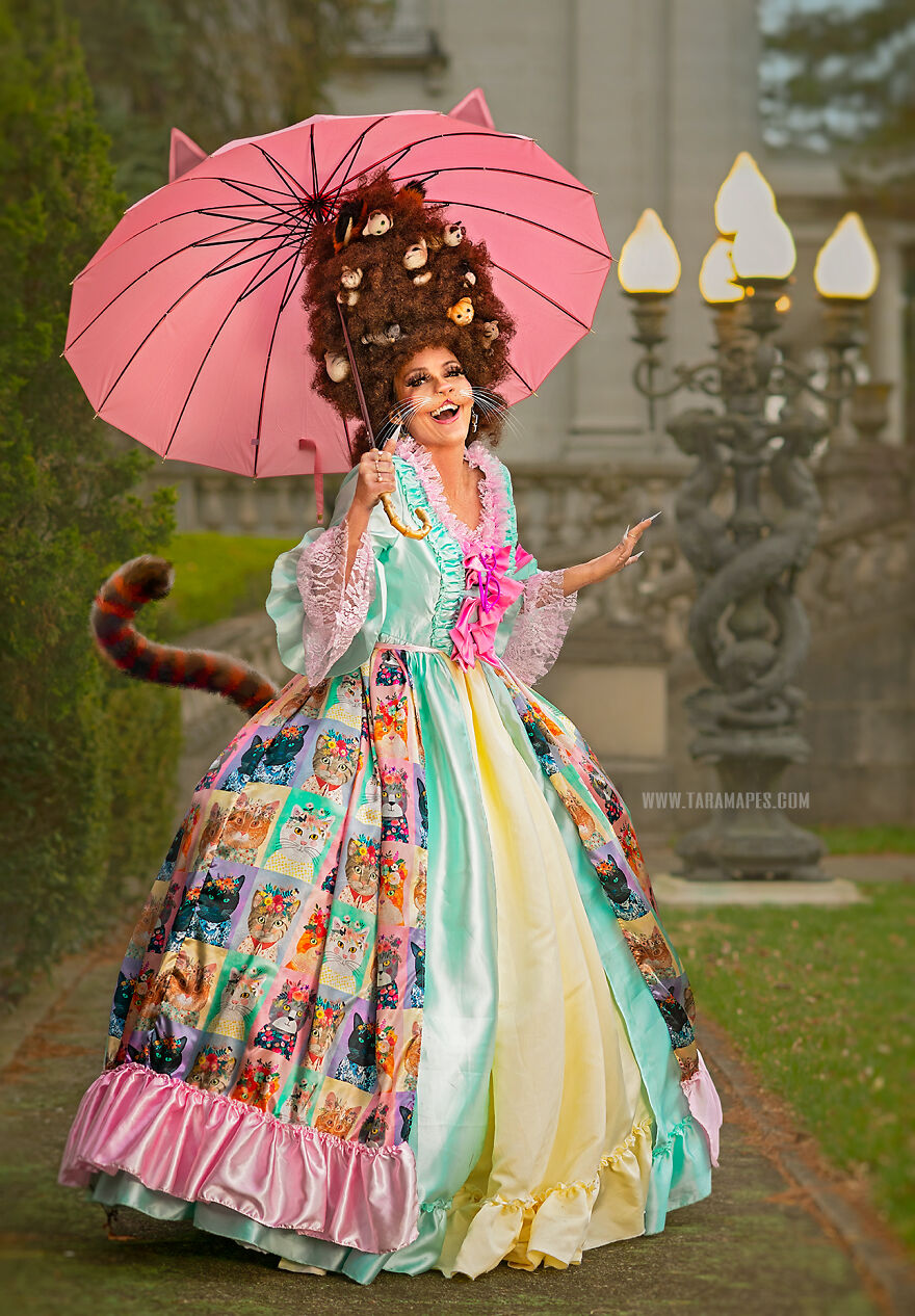 The Cat Lady: I Created A Themed Photoshoot Representing What A 'Real' Cat Lady Would Look Like If She Started To Become What She Loves