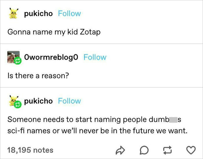 Finally, An Explanation For Weird Names That I Can Support 
