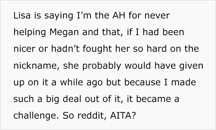 "AITA For Refusing To Answer To A Nickname I Don't Like?"