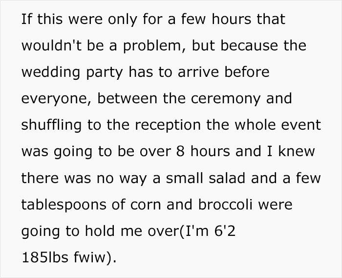 Groomsman Orders Some Pizzas During Vegetarian Wedding Because There Was Nothing To Eat, Bride Says She Won't Forgive Him Groomsman Orders Some Pizzas During Vegetarian Wedding Because There Was Nothing To Eat, Bride Says She Won't Forgive Him