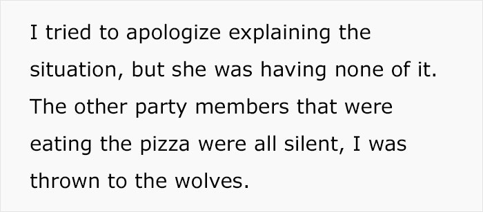 Groomsman Orders Some Pizzas During Vegetarian Wedding Because There Was Nothing To Eat, Bride Says She Won't Forgive Him Groomsman Orders Some Pizzas During Vegetarian Wedding Because There Was Nothing To Eat, Bride Says She Won't Forgive Him