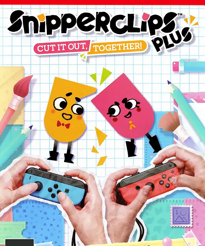 Snipperclips video game poster