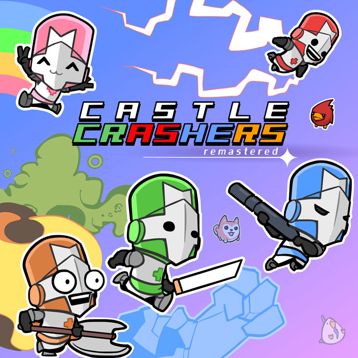 Castle Crashers video game poster