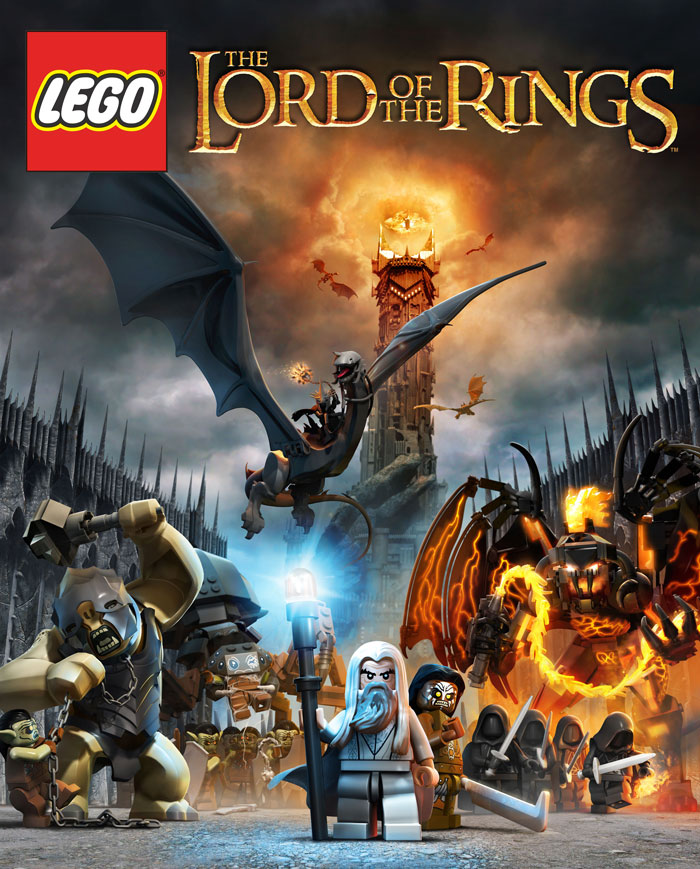 LEGO The Lord Of The Rings video game poster