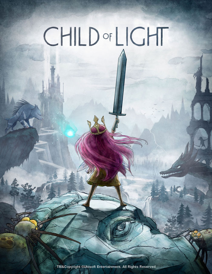 Child Of Light video game poster