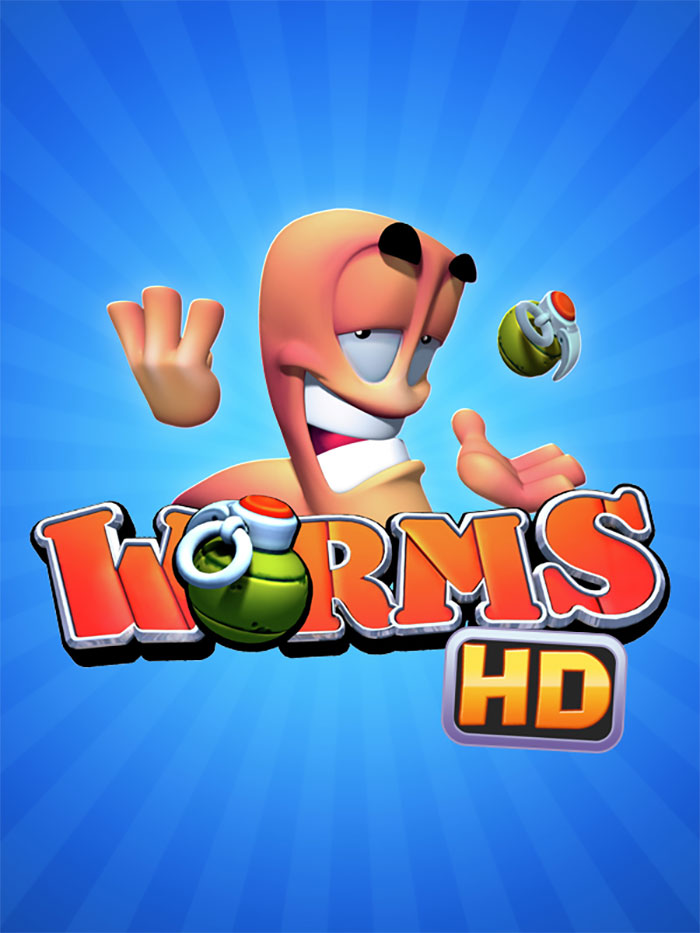 Worms video game poster