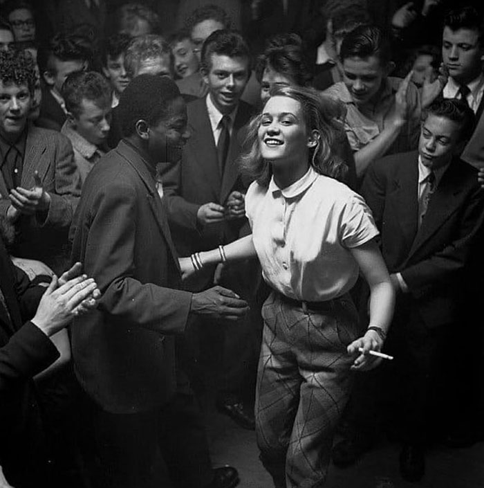 Storyville Club In Copenhagen, 1952 By Helmer Lund Hansen