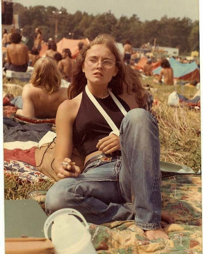A Teenager With A Broken Arm At An Allman Brothers Concert, Watkins Glen, 1973