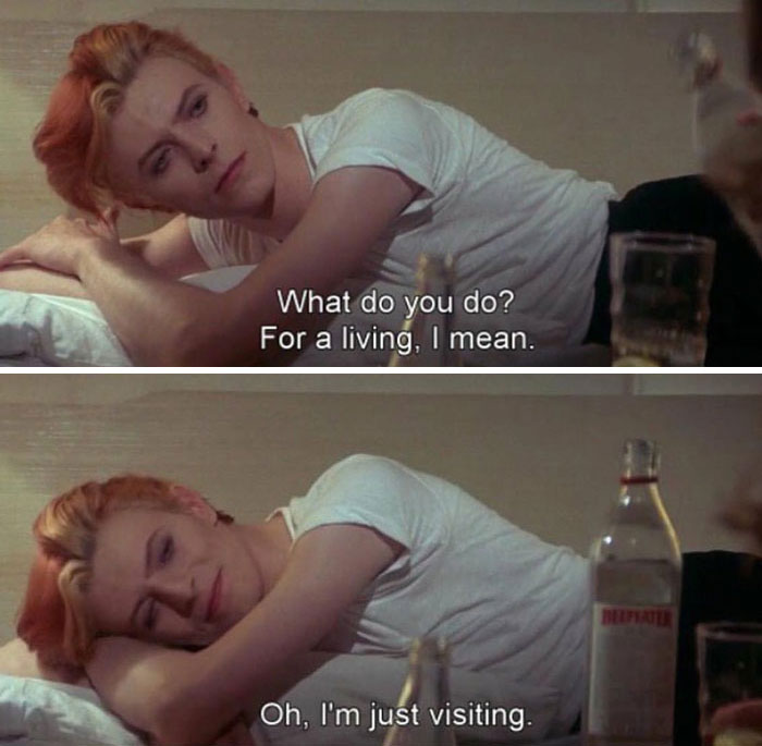 The Man Who Fell To Earth, 1976
